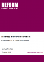 The price of poor procurement: The argument for an independent regulation
